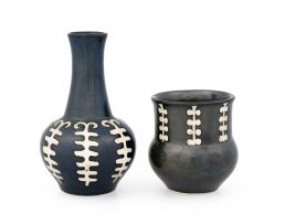 Two pottery vases, Hamburger, Grahamstown, mid 20th century