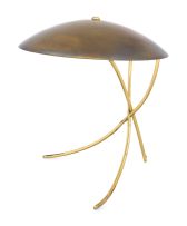 A brass table lamp. 1960s