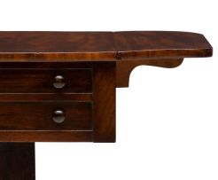 A Victorian mahogany sewing table