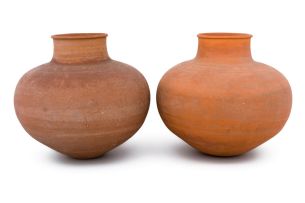 Two earthenware vessels
