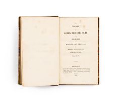 Moore, John; The Works of John Moore, M.D. with Memoirs of His Life and Writings by Robert Anderson (7 volumes)