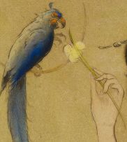 Robert Herdman Smith; 'The Blue Parakeet'; 'Almond Blossom', two