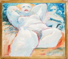 Braam Kruger; Reclining Nude