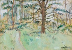 Enslin du Plessis; Landscape with Trees
