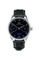 Gentleman's Portugieser steel watch, IWC, 2009, Ref 5001