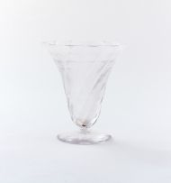 A Lalique clear and frosted vase, modern