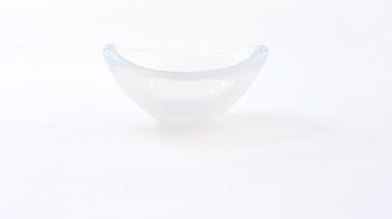 An Orresfors opalescent glass bowl, post 1960