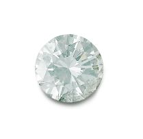 Unset round brilliant-cut diamond