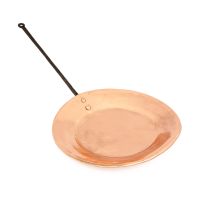 A copper frying pan