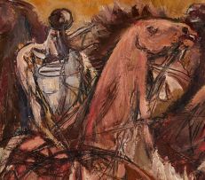 Amos Langdown; Figures and Horses