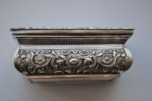 A Victorian silver snuff box, Joseph Willmore, Birmingham, 1840, of Masonic interest