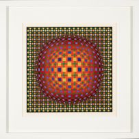 Victor Vasarely; Abstract Composition