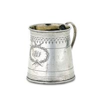 A Cape silver christening mug, Lawrence Holme Twentyman, first half 19th century