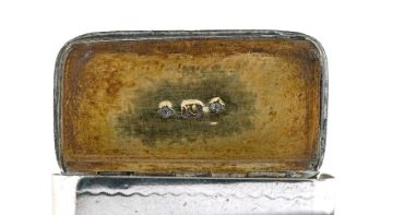 A Cape silver snuff box, Thomas Stephenson, mid 19th century