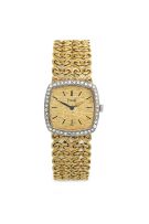 Lady's diamond and 18ct gold watch, Piaget, 1970s