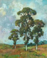 Conrad Theys; Landscape with Trees