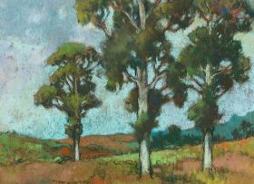 Conrad Theys; Landscape with Trees