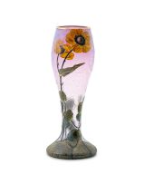 A Legras et Cie 'Mont Joye' cameo glass vase, Paris, late 19th/early 20th century