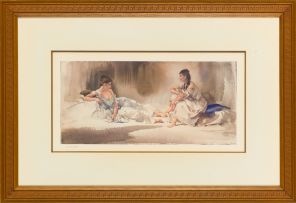Sir William Russell Flint; Two Woman