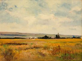 Errol Boyley; Landscape with Farmhouse
