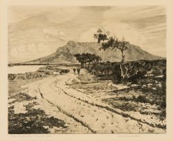 Hilda Mary Pemberton; Table Mountain from Milnerton, Cape.