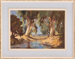 Johannes Oldert; River and Gum Trees