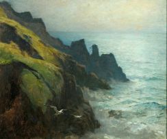 Charles H*** Thompson; Cornish Cliffs