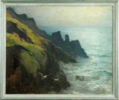 Charles H*** Thompson; Cornish Cliffs