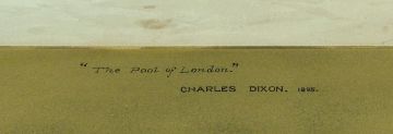 Charles Edward Dixon; The Pool of London