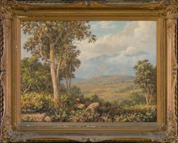Roy Taylor; Landscape with Trees and Farmlands