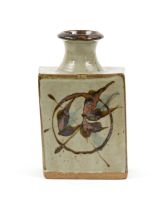 Esias Bosch; A slab-built glazed stoneware vase