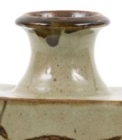 Esias Bosch; A slab-built glazed stoneware vase