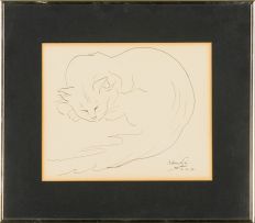 Johannes Meintjes; Study of a Cat