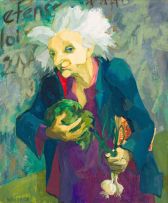 Marjorie Wallace; Woman with Vegetables