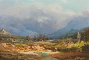 Gabriel de Jongh; Cape Landscape