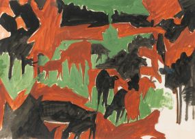 Eugene Labuschagne; Brown and Black Cattle