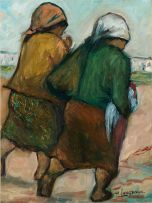 Amos Langdown; Two Woman Walking