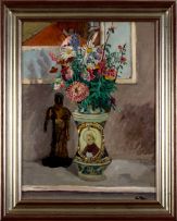 Enslin du Plessis; Flowers and a Buddha