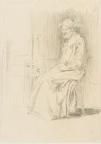 Maggie Laubser; Seated Woman