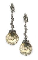 A pair of Victorian silver novelty spoons, James Charles Edington, London, 1849