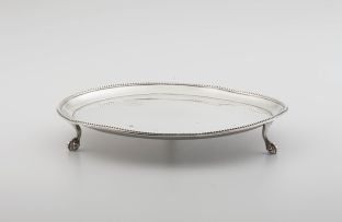 A George III silver salver, Hester Bateman, London, 1787