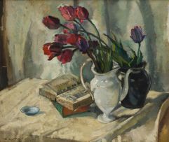 Terence McCaw; Still Life with Tulips
