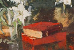 Rowena Elizabeth Bush; Still Life with White Flowers