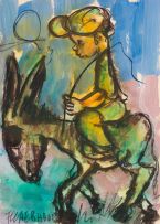 Frans Claerhout; Boy on Donkey