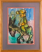Frans Claerhout; Boy on Donkey