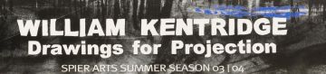 William Kentridge; 9 Films: Poster for Spier Arts Summer Season 03/04