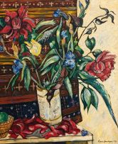 Eugene Labuschagne; Still Life with Flowers