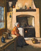 Alexander Rose-Innes; Kitchen Interior with elderly Women