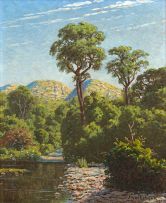 Jan Ernst Abraham Volschenk; The Groot River Drift, Knysna