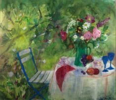Ann Oram; Lunch in the Garden